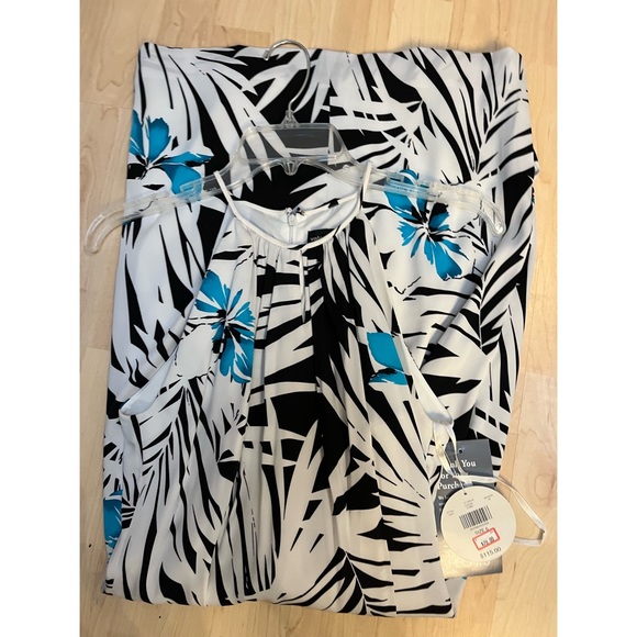 NWT Valerie Stevens Silk & Spandex Spaghetti Strap Dress - sz 6 - Picture 5 of 6